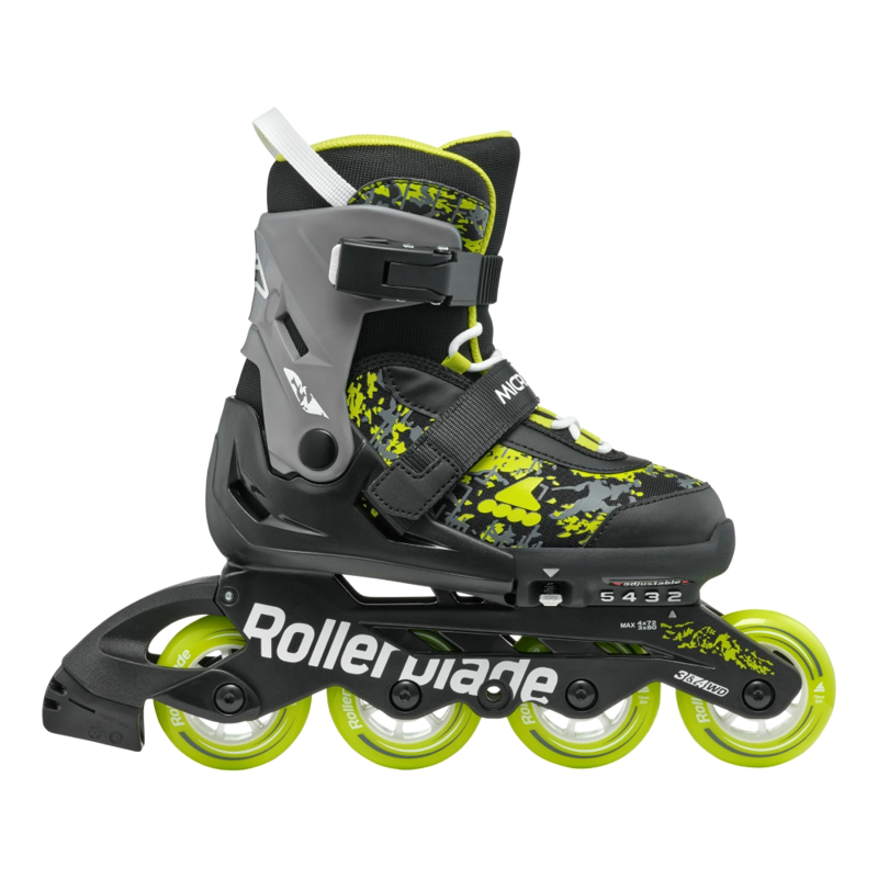 ROLLERBLADE Microblade SL Πατίνια - Μαύρο/Λάιμ - Image 2