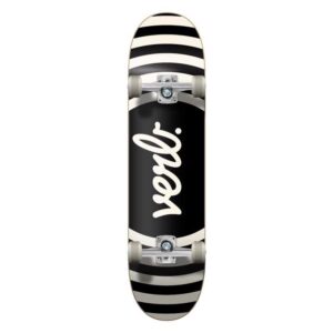 VERB Reverb Complete Skateboard 8′- Black/Cream