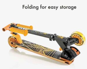 Folding for easy storage