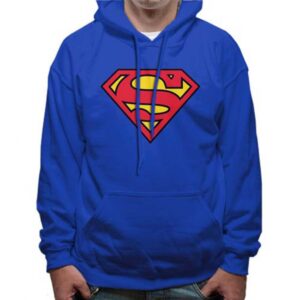 Ανδρικό φούτερ με κουκούλα Superman mens hoodie Blue