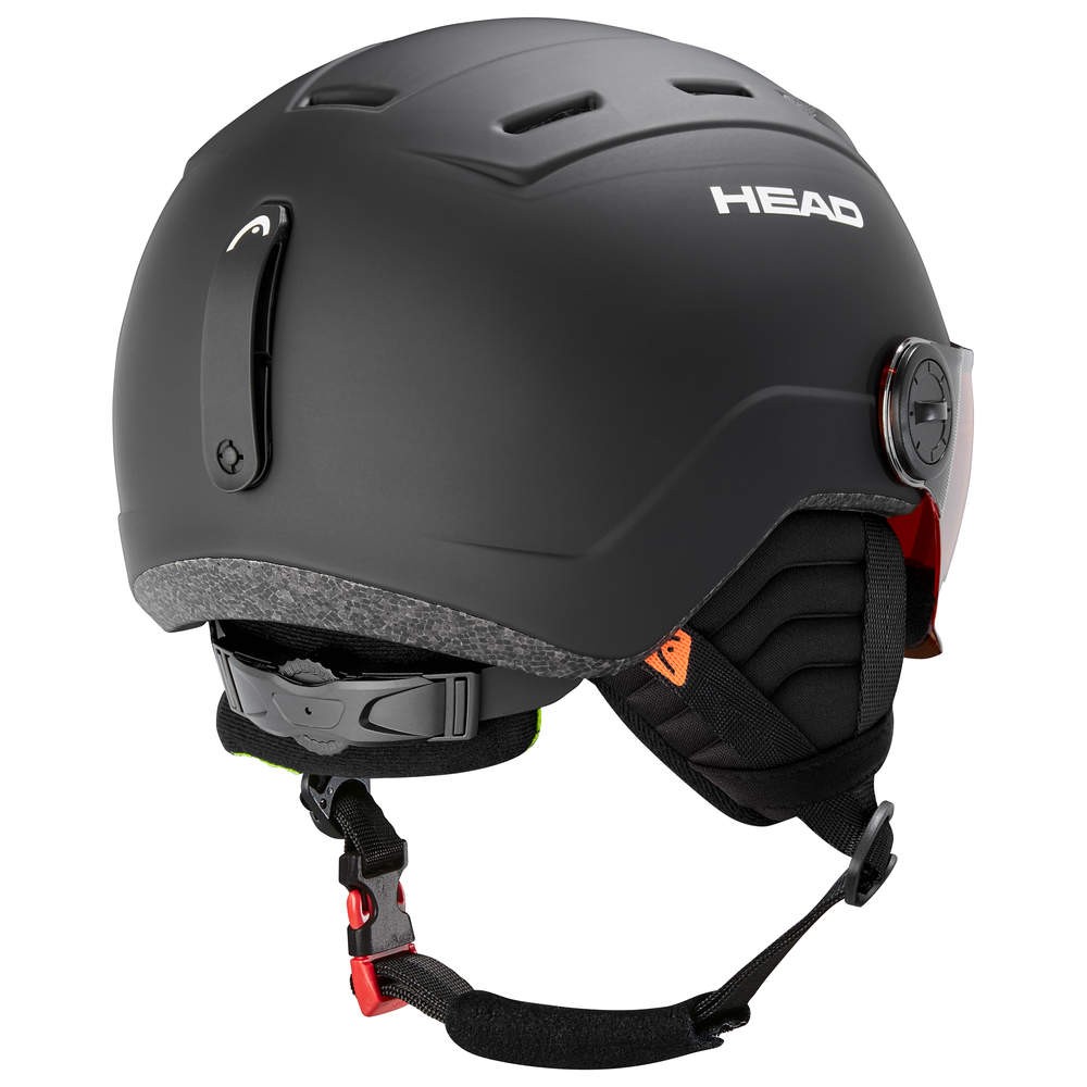 HEAD MOJO Visor black (2024) | ΠΑΙΔΙΚΑ ΚΡΑΝΗ ΣΚΙ ΜΕ ΜΑΣΚΑ - Image 2