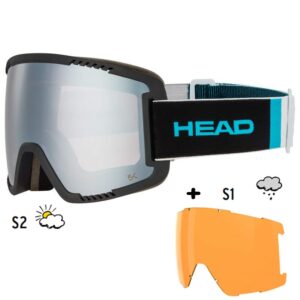 HEAD CONTEX PRO 5K RACE ΜΑΣΚΑ ΣΚΙ + ΑΝΤΑΛΛΑΚΤΙΚΟΣ ΦΑΚΟΣ