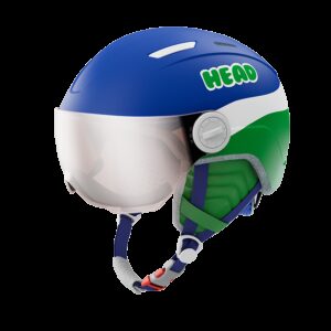 HEAD MOJO VISOR blue/green 2026 | ΠΑΙΔΙΚΟ ΚΡΑΝΟΣ ΣΚΙ ΜΕ ΜΑΣΚΑ 328163
