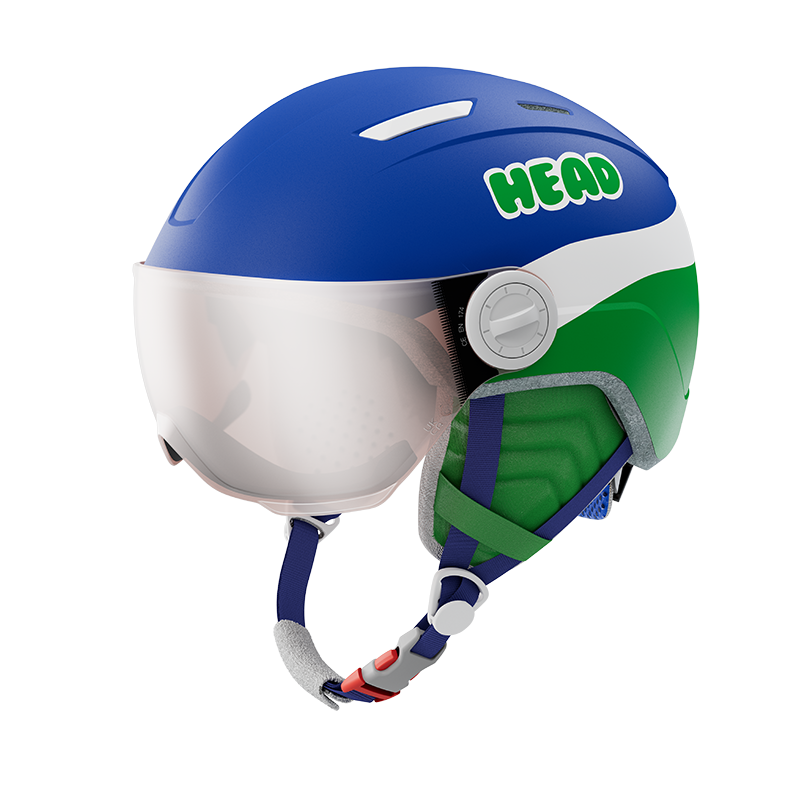 HEAD MOJO VISOR blue/green 2026 | ΠΑΙΔΙΚΟ ΚΡΑΝΟΣ ΣΚΙ ΜΕ ΜΑΣΚΑ 328163 2