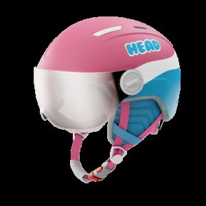 HEAD MOJO VISOR PINK/BLUE 2026 | ΠΑΙΔΙΚΟ ΚΡΑΝΟΣ ΣΚΙ ΜΕ ΜΑΣΚΑ 328163
