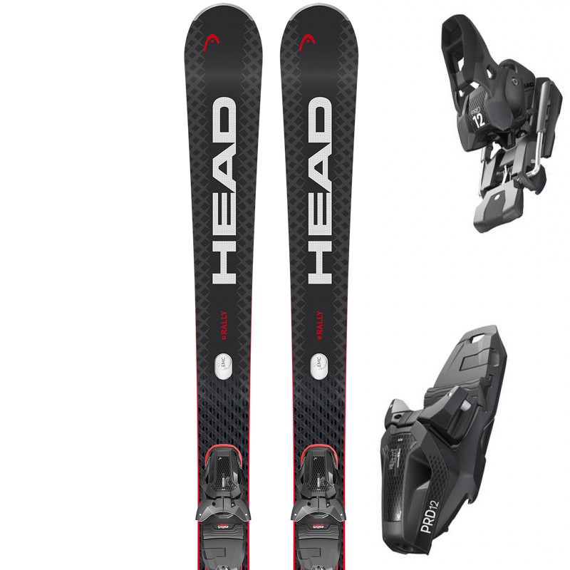 HEAD SUPERSHAPE E-RALLY PERFORMANCE SKI + BINDINGS (2026) - PRD 12 GW matt black - 313345 2