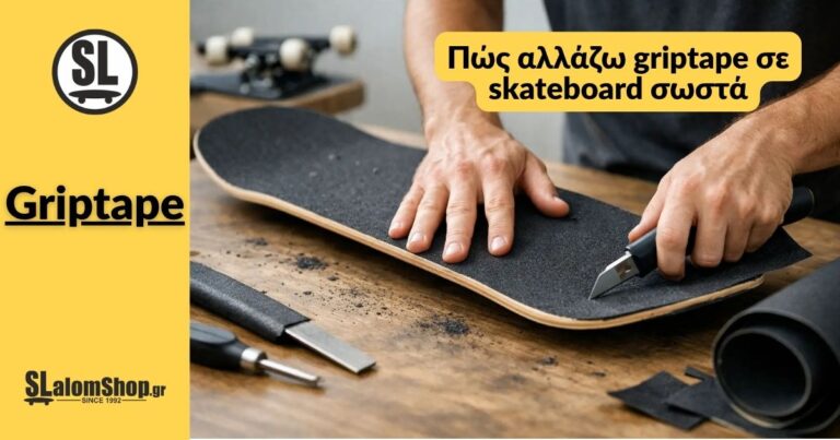 Read more about the article Πώς αλλάζω griptape σε skateboard σωστά