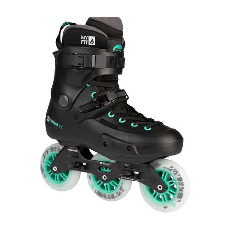 Powerslide Zoom Pro Black 100 Πατίνια - Black Mint