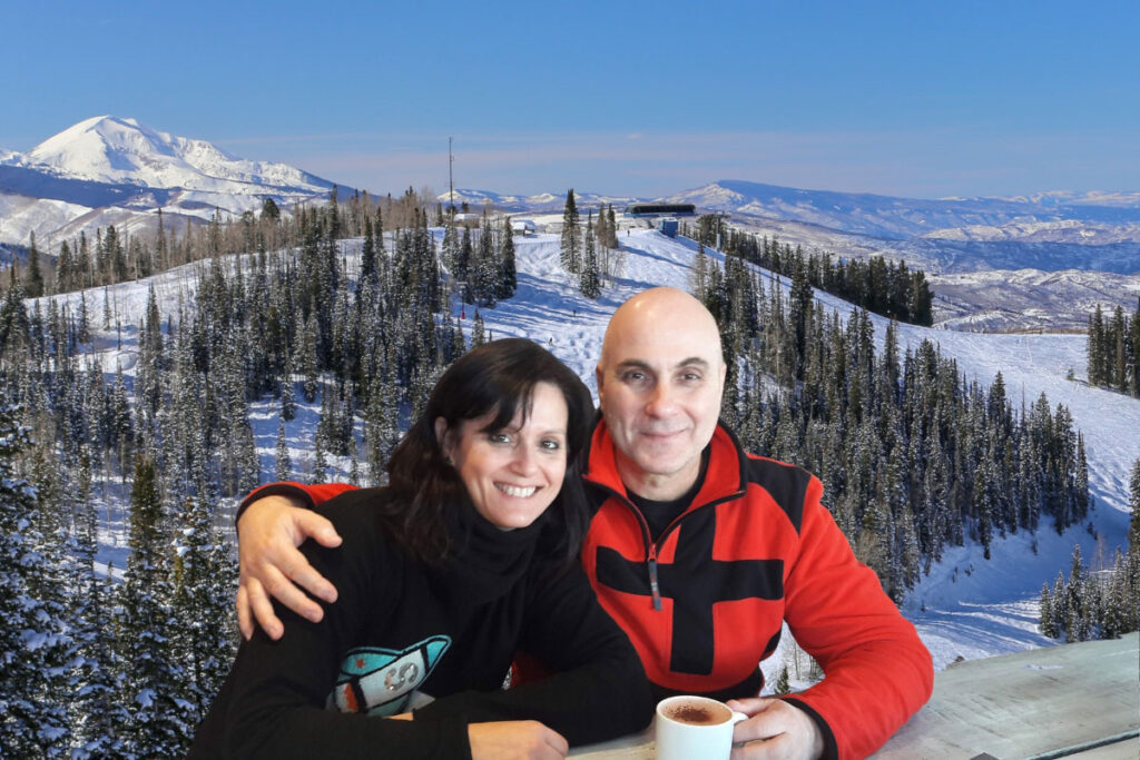 Nikos Faltakas kai Sasa Miliou – Idrites tou Slalom Shop kai ton Sxolon Ski kai Roller sti Thessaloniki