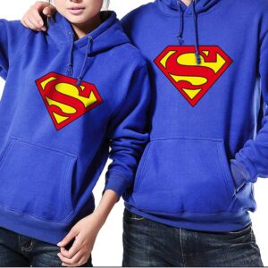 Ανδρικό φούτερ με κουκούλα Superman mens hoodie Blue