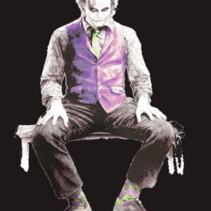 T-Shirt men’s Sitting Joker Black