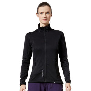 Women’s stretch sweatshirt full comfort Ladonia MI-4560OR Black