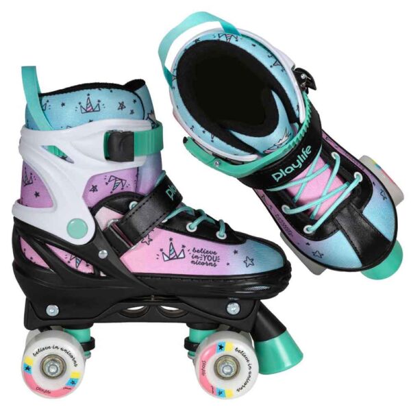 Αυξομειούμενα παιδικά Rollers Skates-Quads Playlife Unicorn