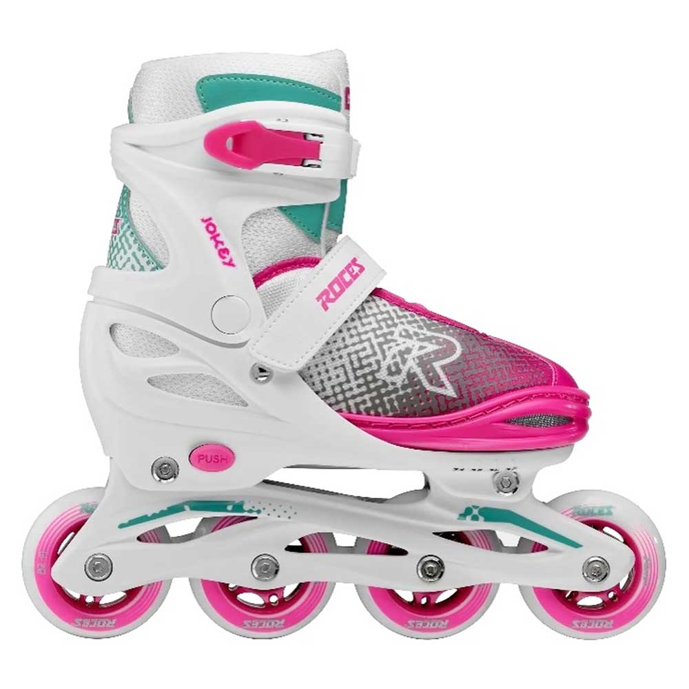 Αυξομειούμενα πατίνια Roces Jokey X kids Inline Skates White/Pink/Green