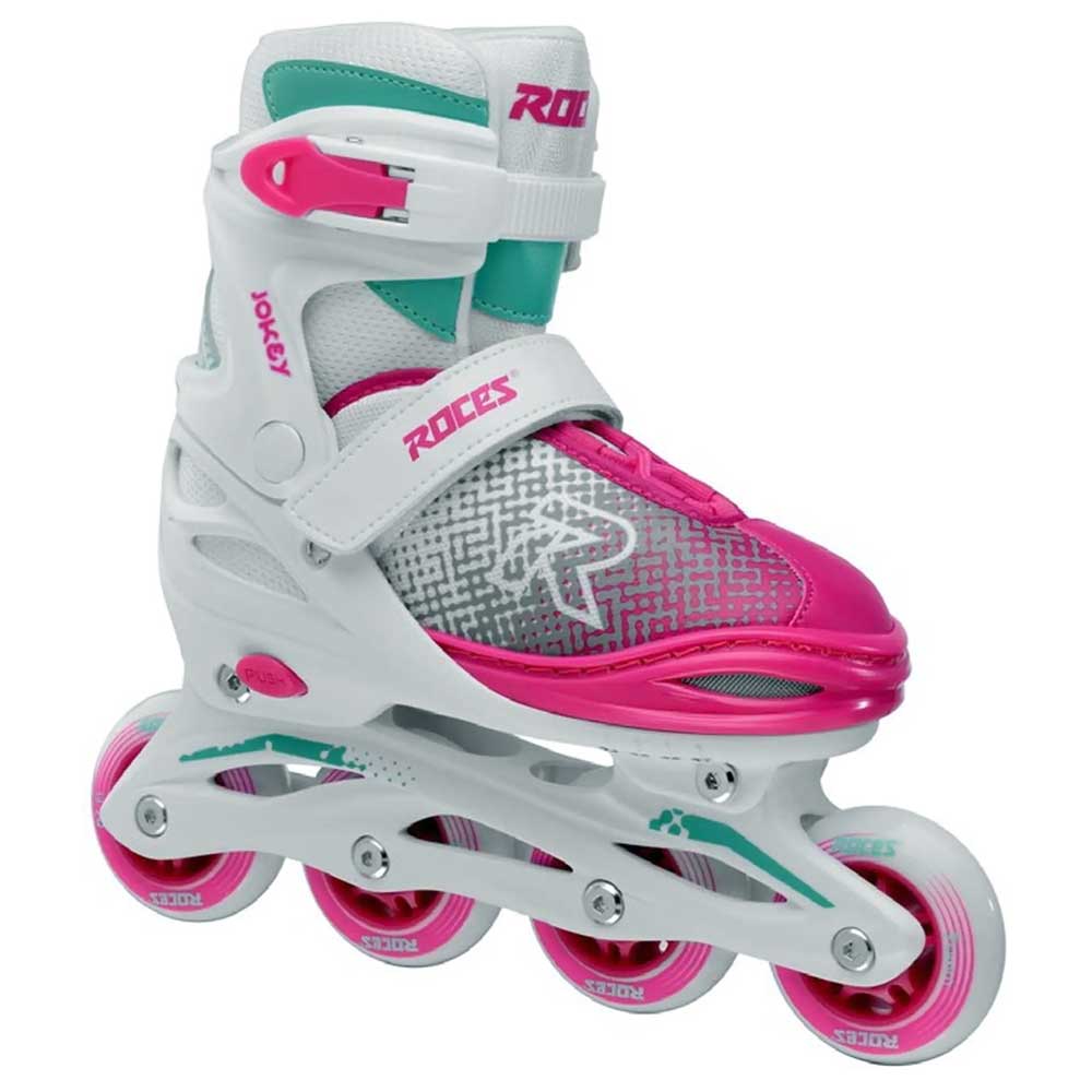Αυξομειούμενα πατίνια Roces Jokey X kids Inline Skates White/Pink/Green