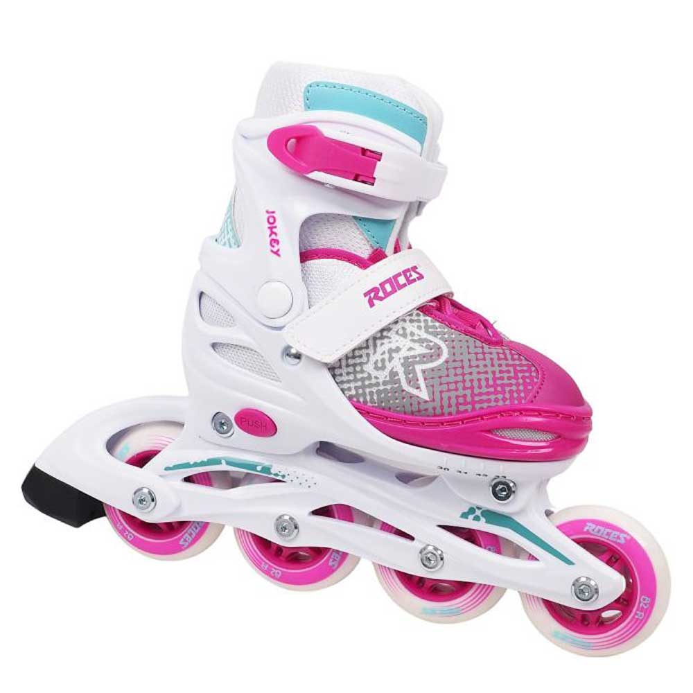 Αυξομειούμενα πατίνια Roces Jokey X kids Inline Skates White/Pink/Green