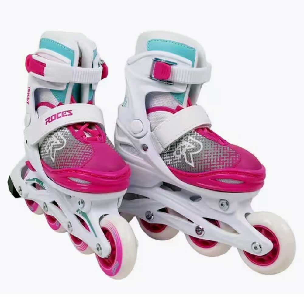 Αυξομειούμενα πατίνια Roces Jokey X kids Inline Skates White/Pink/Green