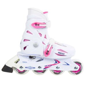 Αυξομειούμενα πατίνια inline skates Roces Orlando III για κορίτσια WhitePink