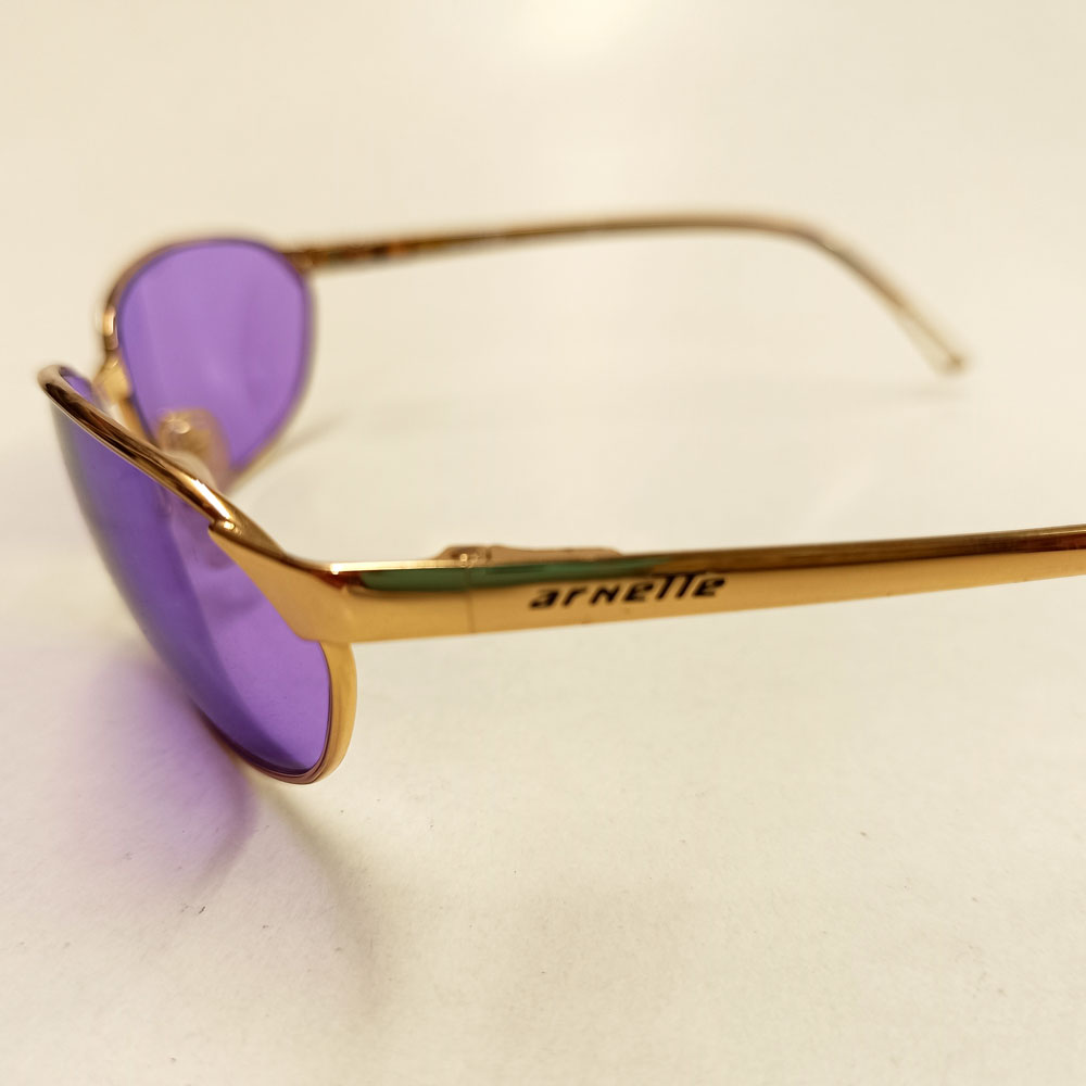Γυαλιά ηλίου Arnette Steel Swinger sunglasses Gold Metal/Purple