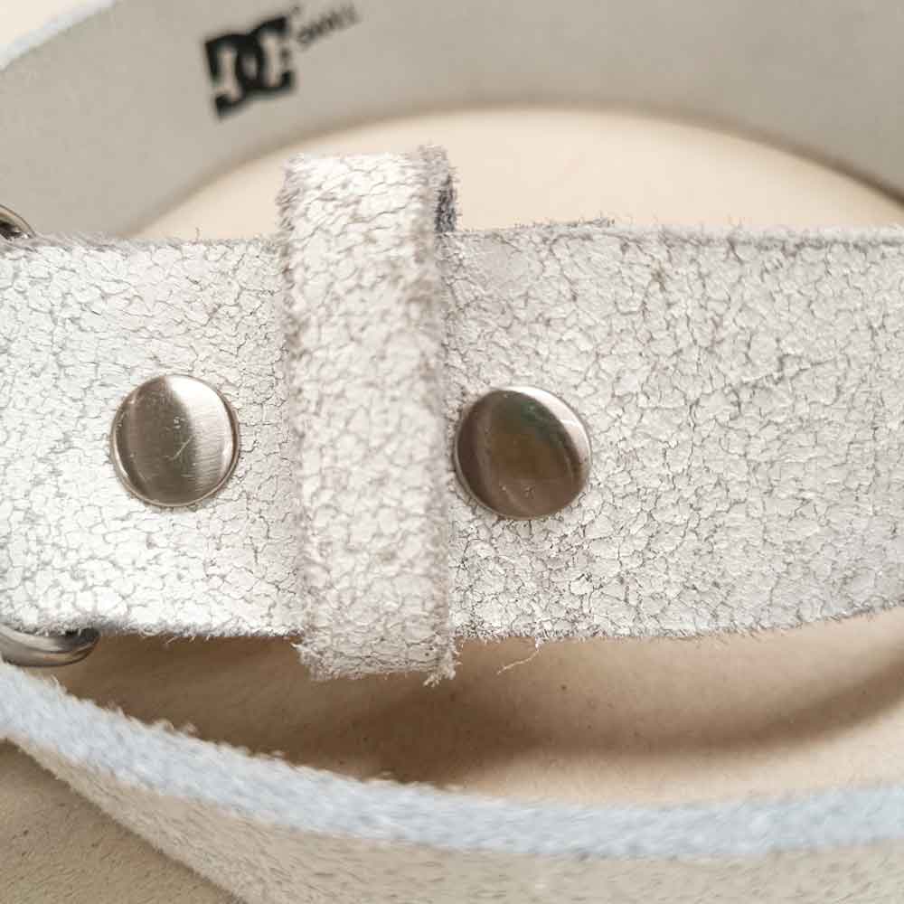 Ζώνη δερμάτινη DC Star GL Leather Belt White