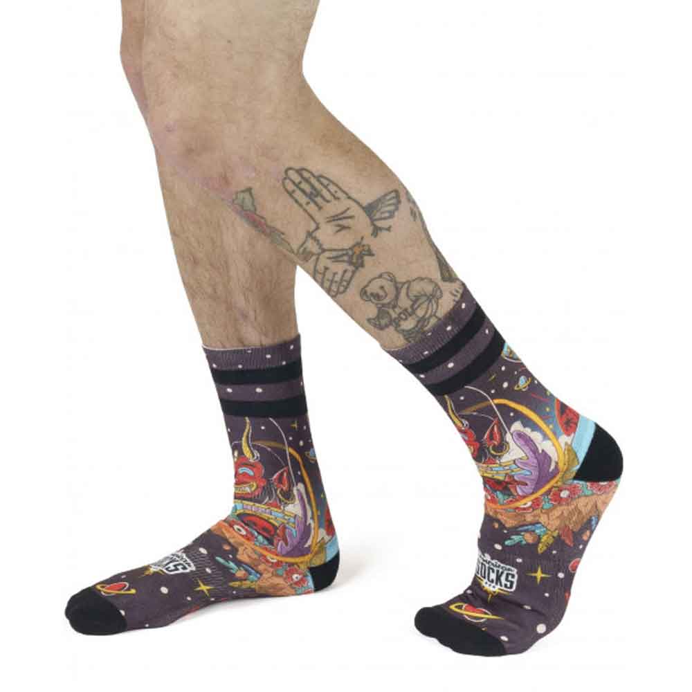 Κάλτσες American Socks Mid High Signature Space Holidays AS236