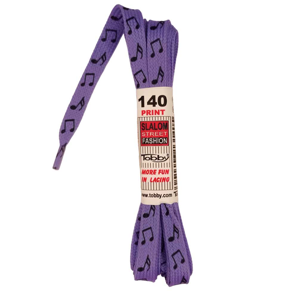 Κορδόνια παπουτσιών Tobby Notes Μοβ