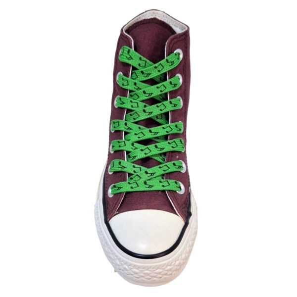 Κορδόνια παπουτσιών Tobby Notes Πράσινο