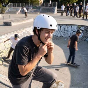 Κράνος Family Adjustable Skate Helmet Gloss White