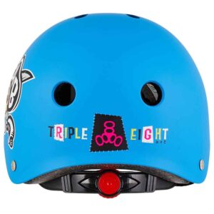 Κράνος Triple Eight Lil 8 Staab Kids Skate Helmet Neon Blue