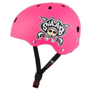 Κράνος Triple Eight Lil 8 Staab Kids Skate Helmet Neon Pink