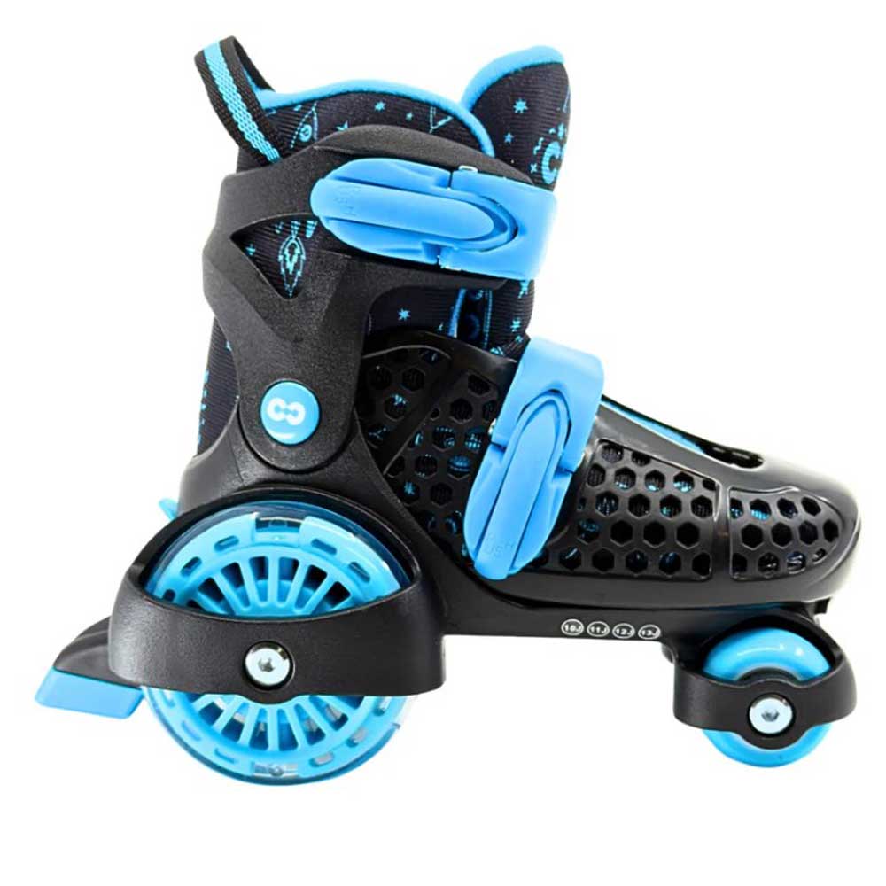Παιδικά αυξομειούμενα πατίνια Core Newbie Adjustable Kids Roller skates Black