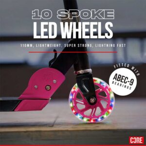 Πατίνι Δίτροχο Core Foldy scooter παιδικό Ροζ