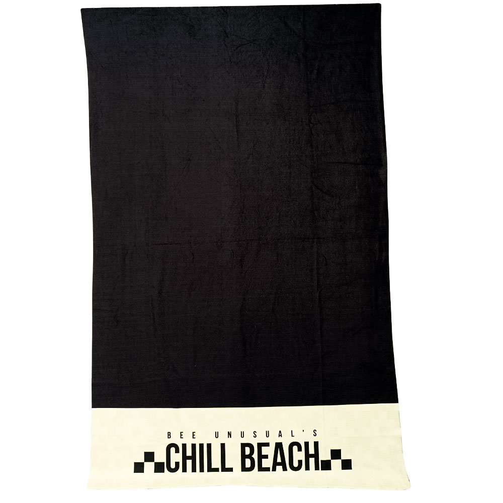 Πετσέτα θαλάσσης Bee Unusual Hanah Pacha Beach Towel 90x150cm Off White/Black