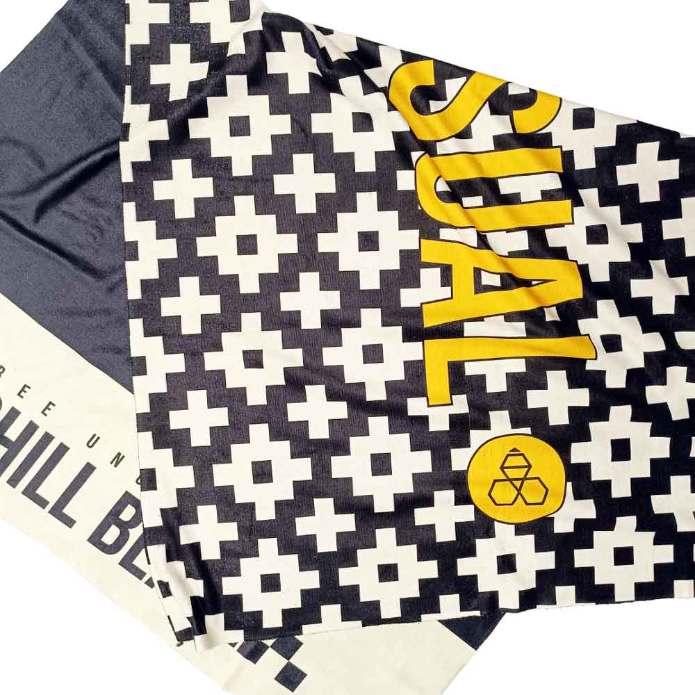 Πετσέτα θαλάσσης Bee Unusual Hanah Pacha Beach Towel 90x150cm Off White/Black