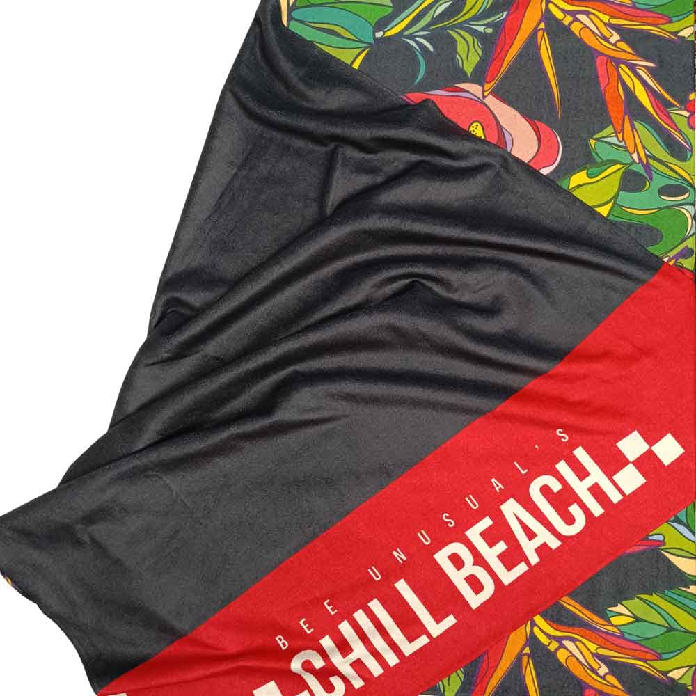 Πετσέτα θαλάσσης Bee Unusual Parrot Jungle Beach Towel 90x150cm Blue/Red