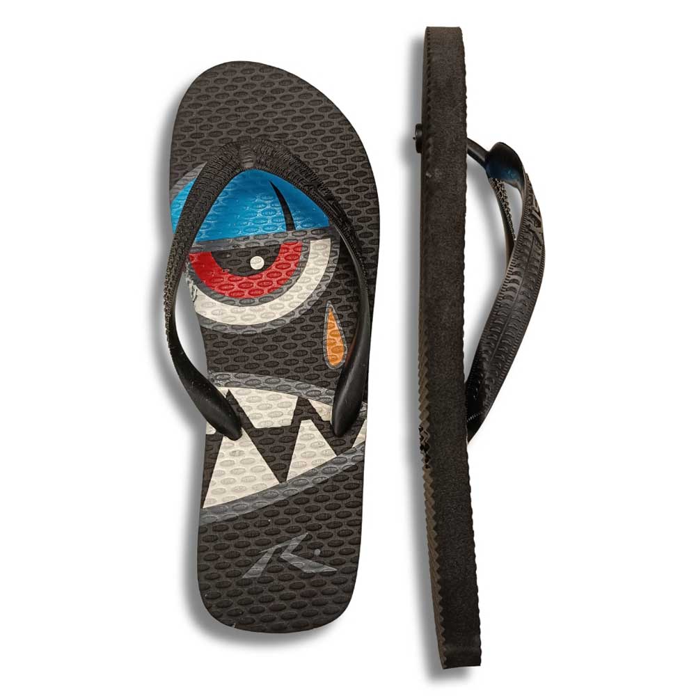 Σαγιονάρες unisex Rusty Monster Flip Flop Black