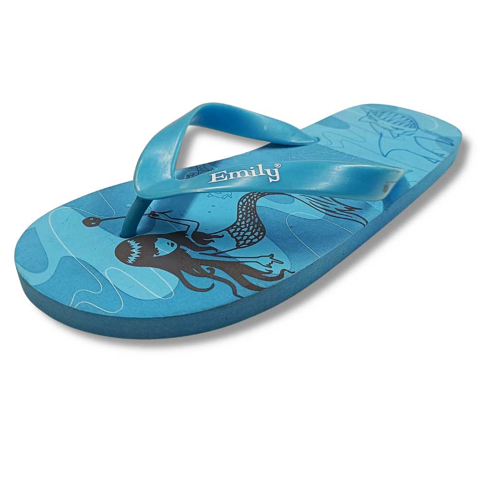 Σαγιονάρες γυναικείες Emily The Strange Mermaid Flip Flops LightBlue