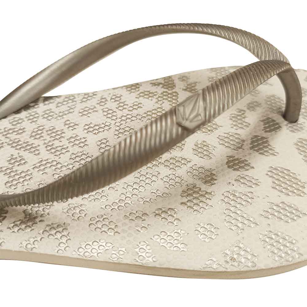 Σαγιονάρες γυναικείες Volcom Rocking Creedlers Flip Flops WhiteSilver
