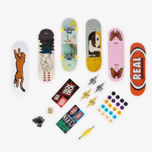 Σετ 6 Μινιατούρες Τροχοσανίδες Tech Deck Sk8Shop Bonus Pack 32.099495 Real Skateboards