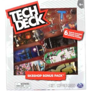 Σετ 6 Μινιατούρες Τροχοσανίδες Tech Deck Sk8Shop Bonus Pack 32.099495 DGK