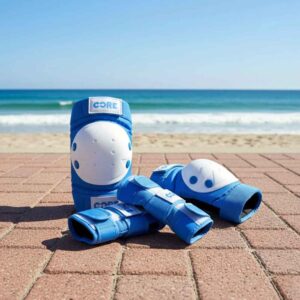 Σετ παιδικά προστατευτικά Core Protection Junior Triple Pad Set Blue