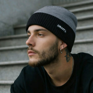 Σκουφάκι unisex Craft Beanie Bormio Hat GreyBlack