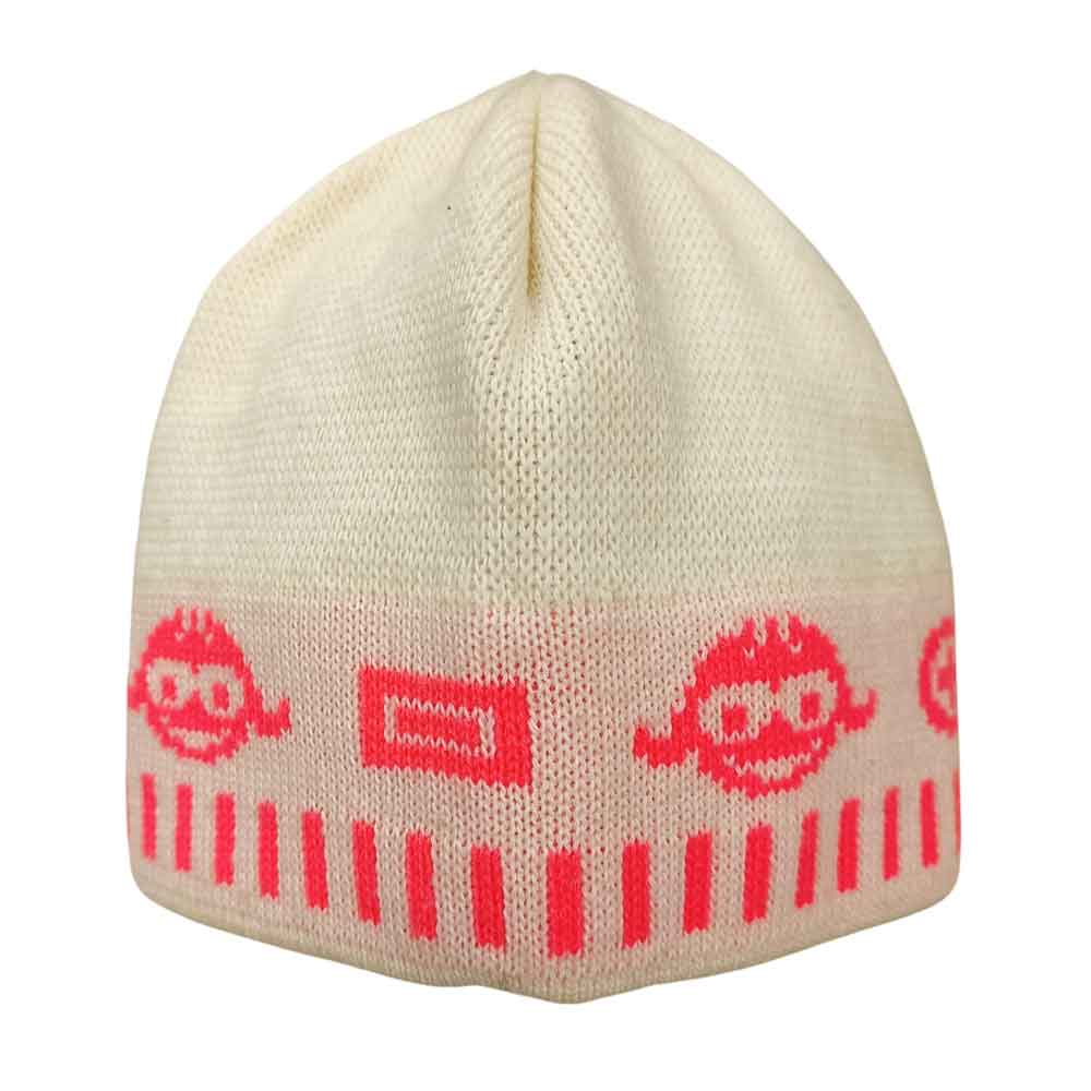 Σκουφάκι γυναικείο PlusMinus Beanie Pipi Knithatu White