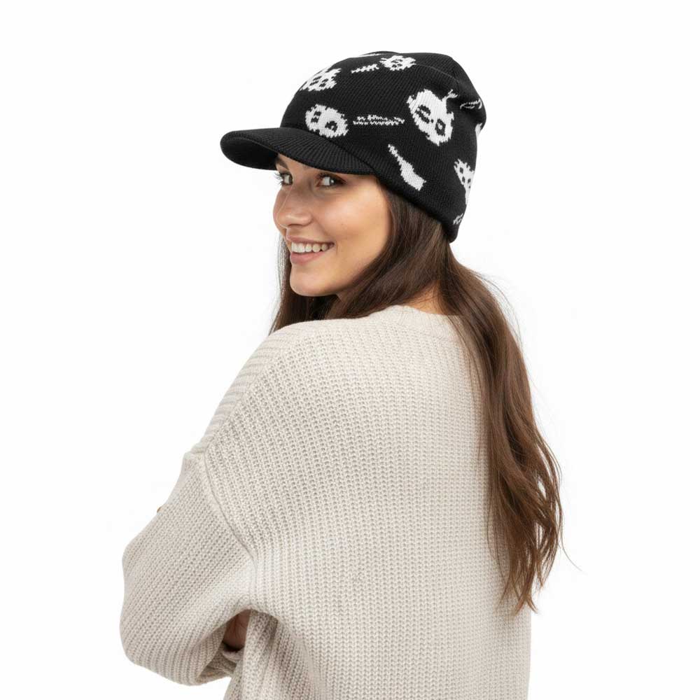 Σκουφάκι πλεκτό με γείσο Emily The Strange Beanie Lightning Guitar