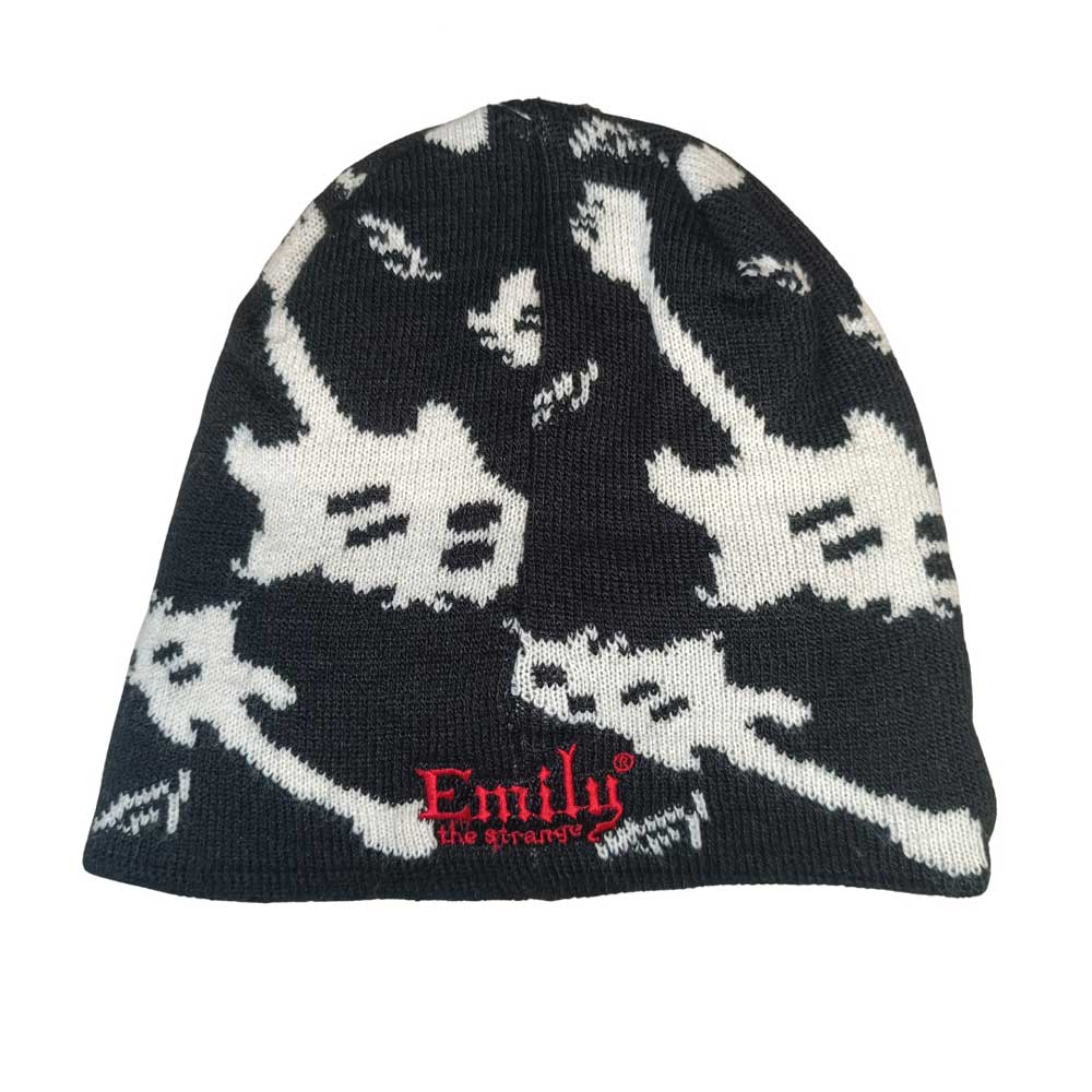 Σκουφάκι πλεκτό με γείσο Emily The Strange Beanie Lightning Guitar