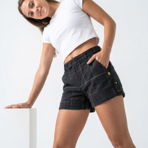 Σορτς γυναικείο Insight Wash The Spider Black