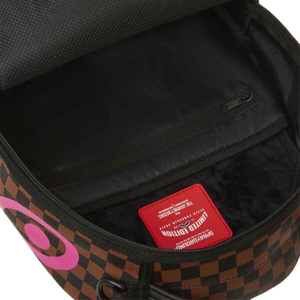 Τσάντα πλάτης Sprayground Pink Drip Brown Check Dlx Backpack 910B5077NSZ Brown
