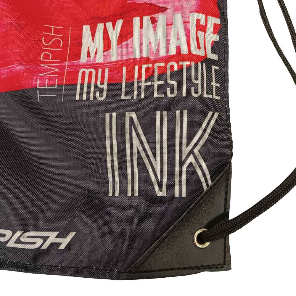 Τσάντα πλάτης με κορδόνια Tempish Hitts Black Ink