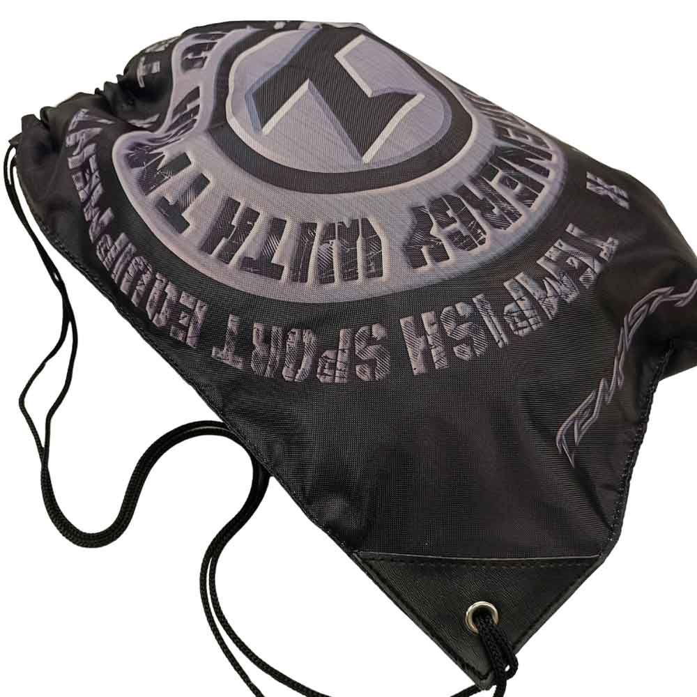 Τσάντα πλάτης με κορδόνια Tempish Hitts Black Logo