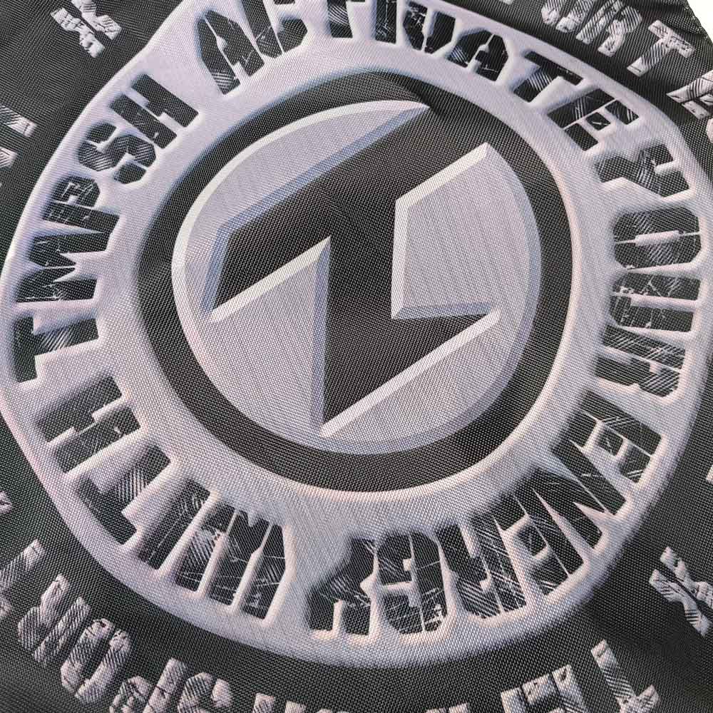 Τσάντα πλάτης με κορδόνια Tempish Hitts Black Logo